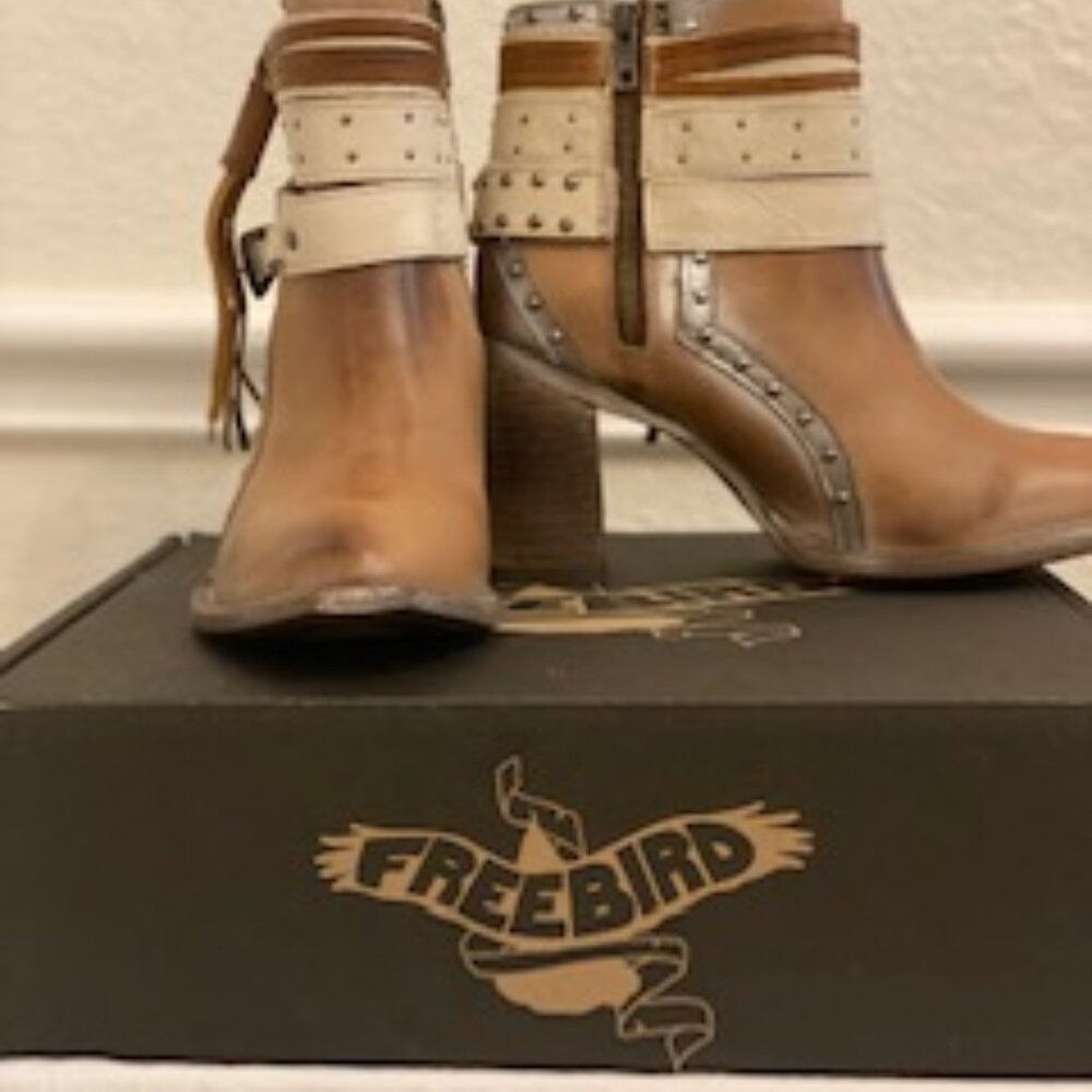 New FREEBIRD Julius Natural Multi color leather boot!!!!